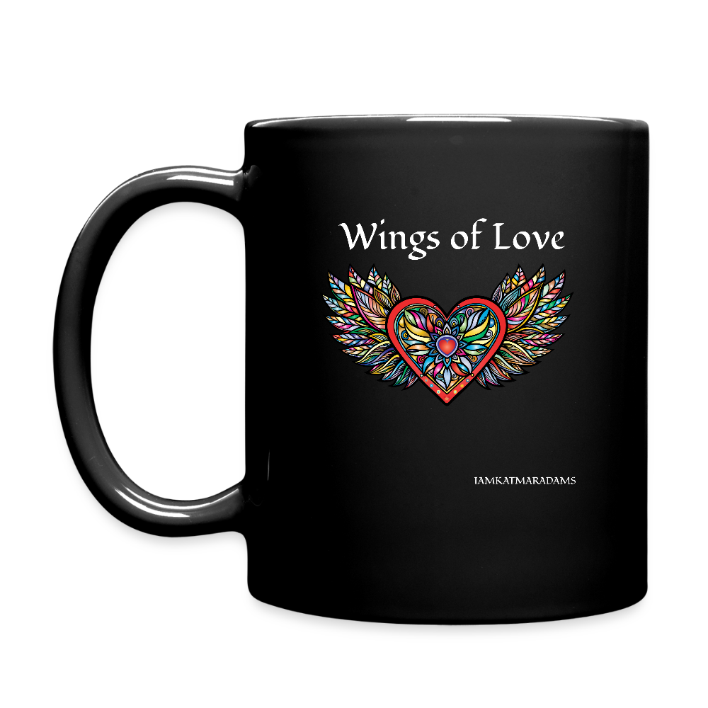 Wings of Love Full Color Mug - black