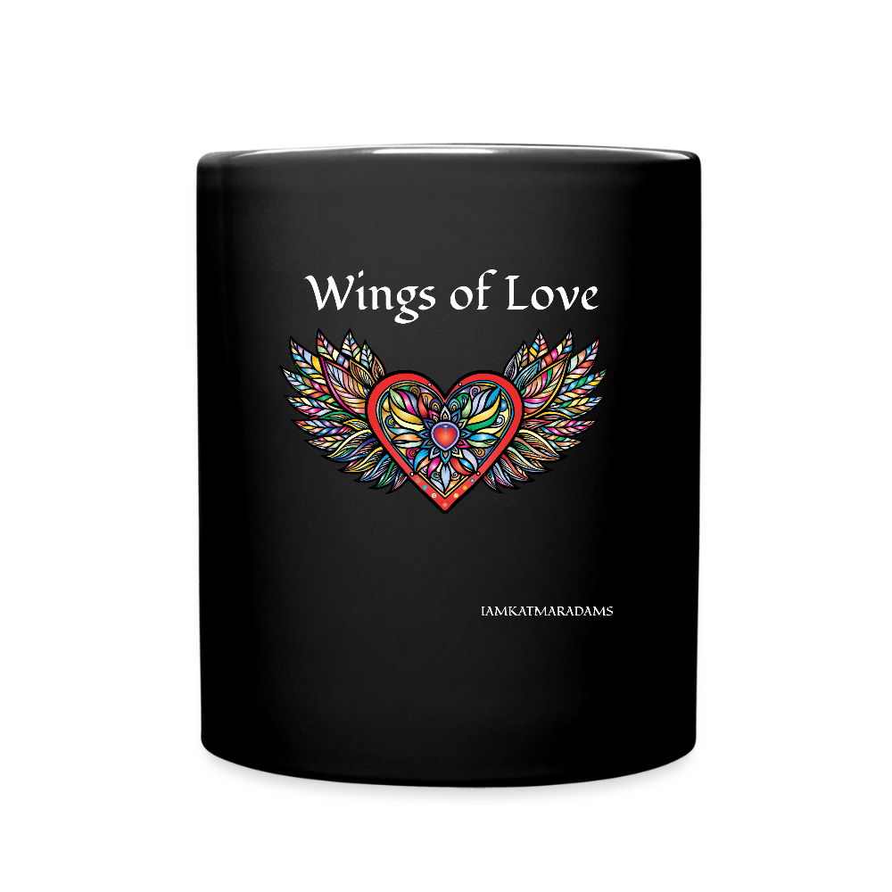 Wings of Love Full Color Mug - black