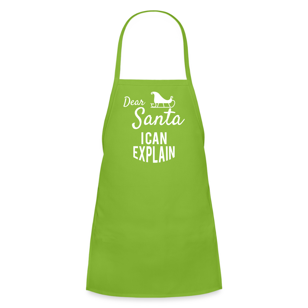 Children's  Aprons - lime green