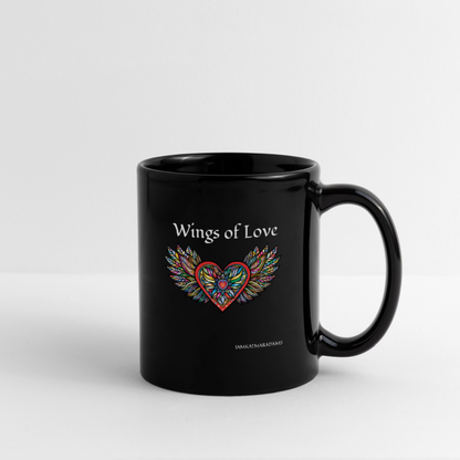 Wings of Love Full Color Mug - black