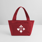 Recycled Insulated Lunch Bag - red