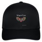 Wings of Love Flexfit Fitted Baseball Cap - black