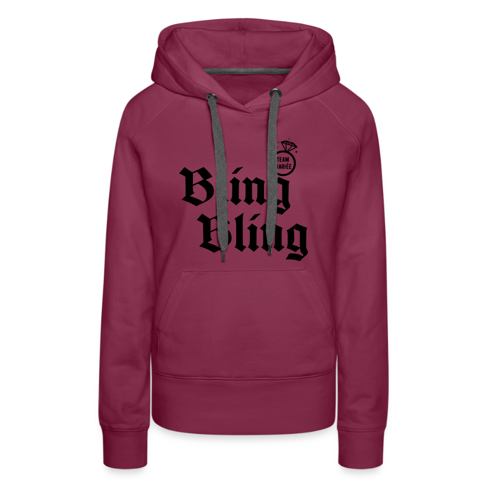 Women’s Premium Hoodie - burgundy