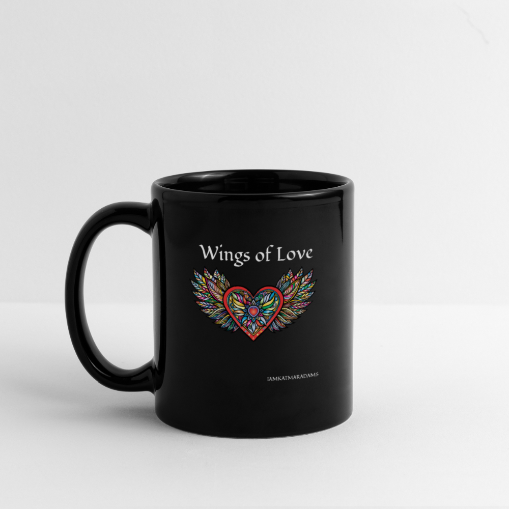 Wings of Love Full Color Mug - black