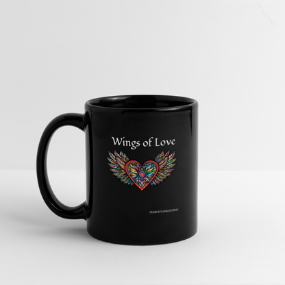 Wings of Love Full Color Mug - black