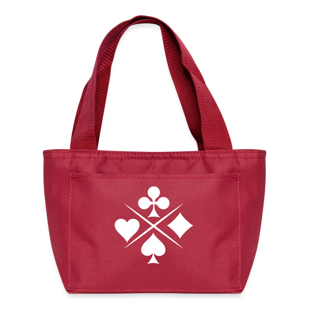 Recycled Insulated Lunch Bag - red