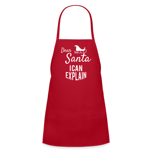 Children's  Aprons - red