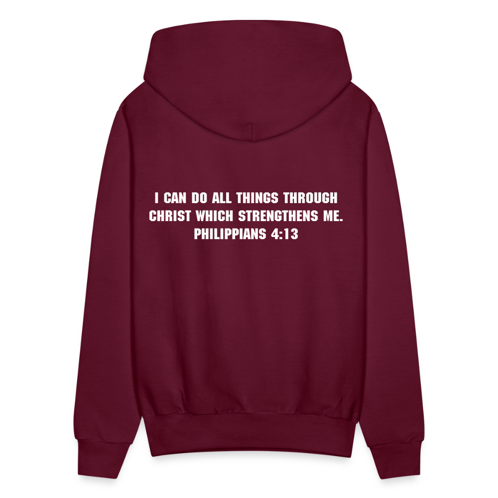 Men's Hoodie - burgundy