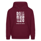 Men's Hoodie - burgundy