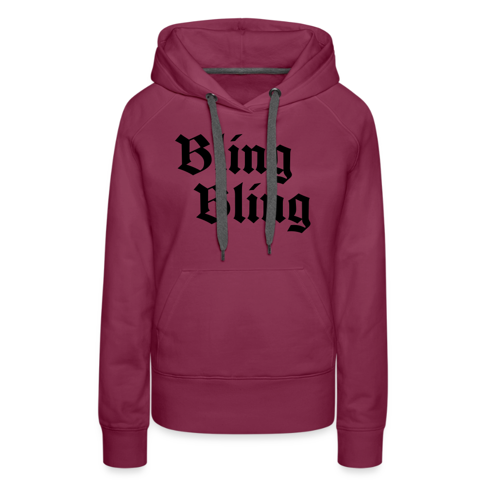 Women’s Premium Hoodie - burgundy