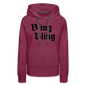 Women’s Premium Hoodie - burgundy