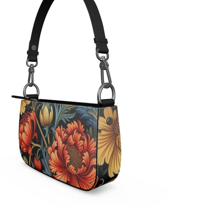 Flowers Zip Box Bag