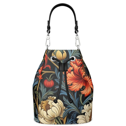 Flowers Bucket Bag