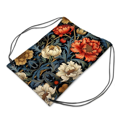 Flowers Drawstring Sports Bag