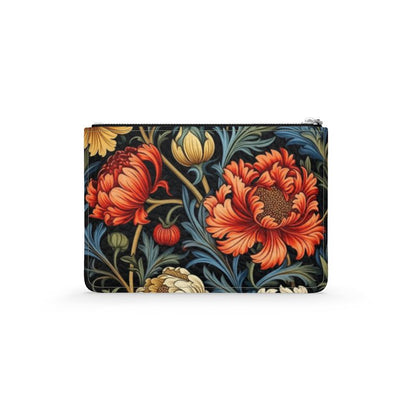 Flowers Leather  Pouch