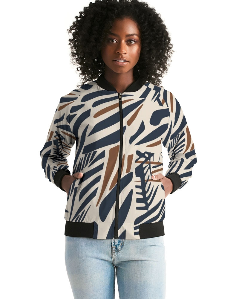 It Takes A Village Women's All-Over Print Bomber Jacket