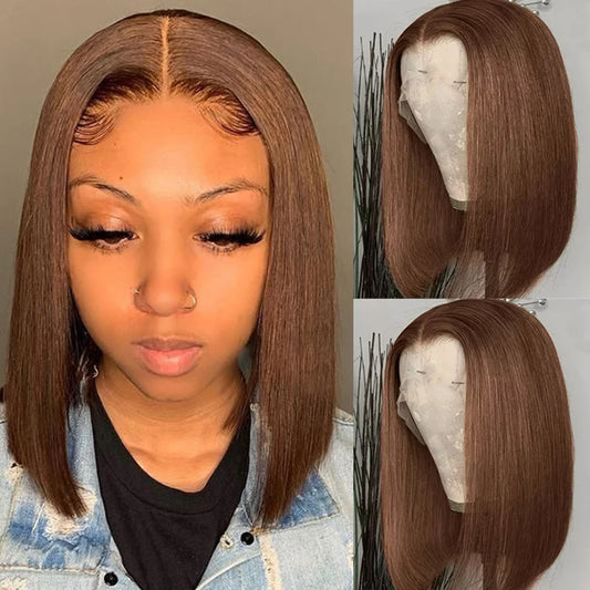 Human Hair Wigs Straight Bob