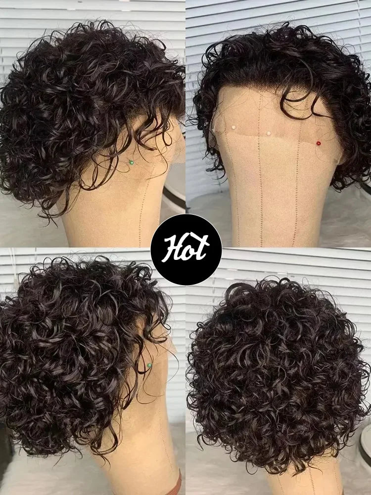 Human Hair Wigs Pixie Cut