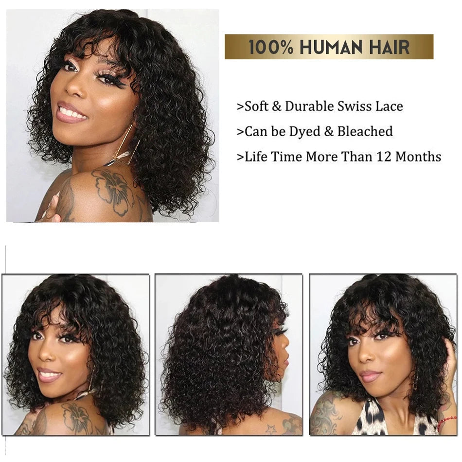 Human Hair Wigs Curly, Kinky