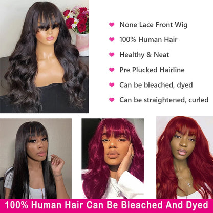 Human Hair Wigs, Body Wave