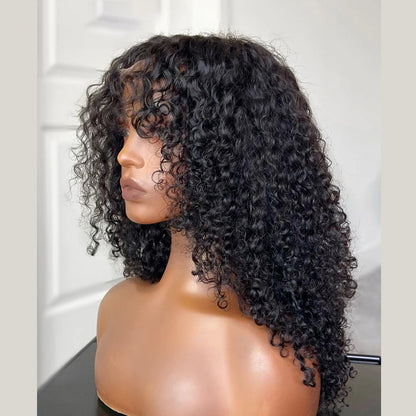 Long Natural Black Brown Kinky Curly 26inch Wig - KAT MAR ADAMS