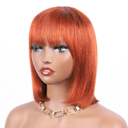 Human Hair Wigs  European Straight Human Hair