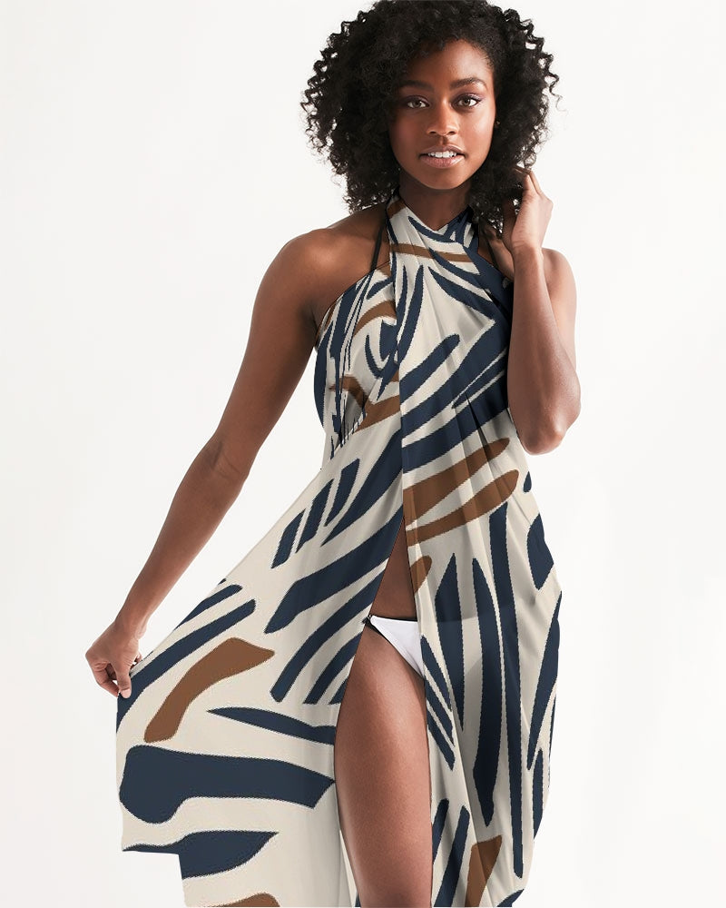 It Takes A Village All-Over Print Swim Cover Up