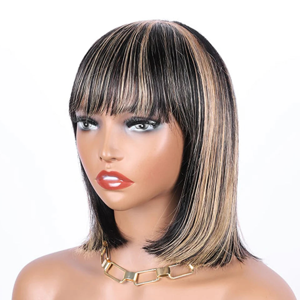 Human Hair Wigs  European Straight Human Hair