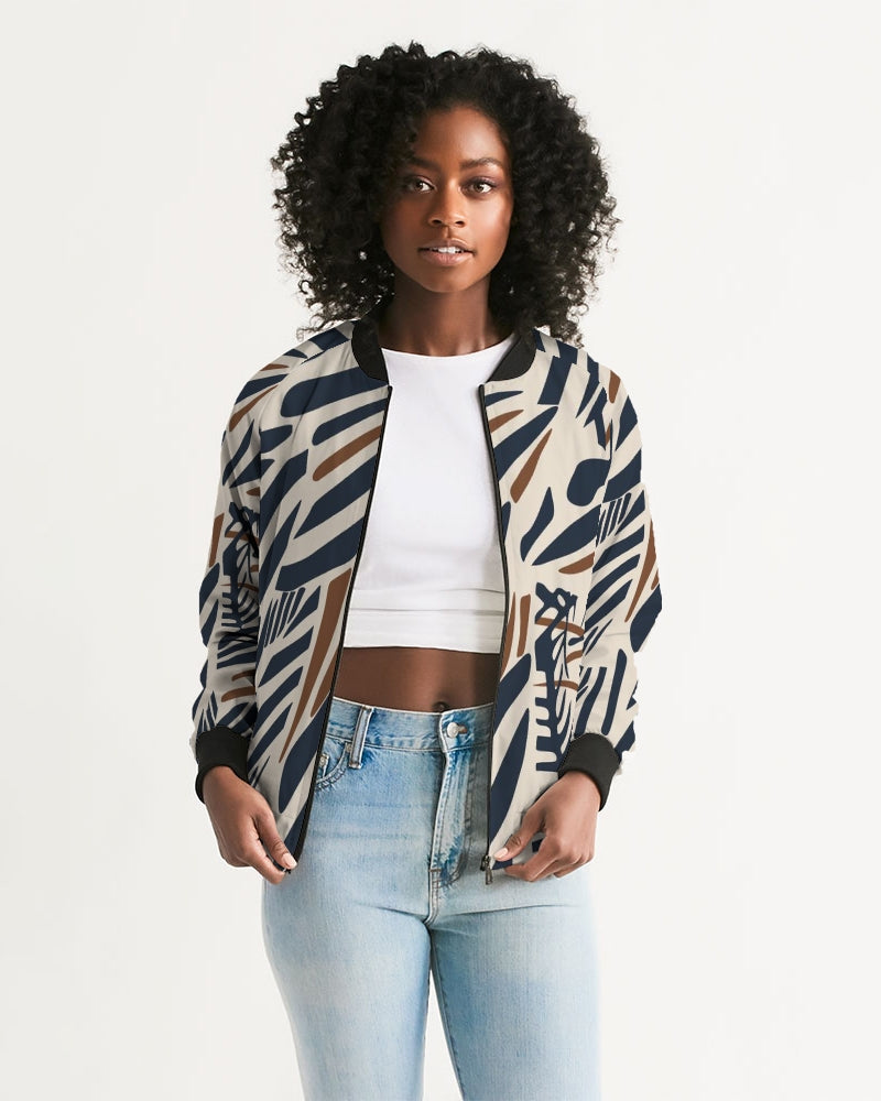 It Takes A Village Women's All-Over Print Bomber Jacket