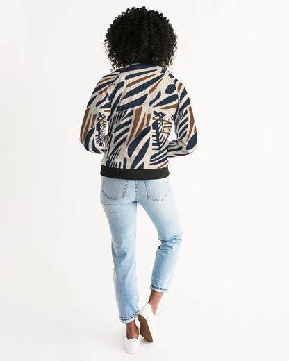 It Takes A Village Women's All-Over Print Bomber Jacket - KAT MAR ADAMS