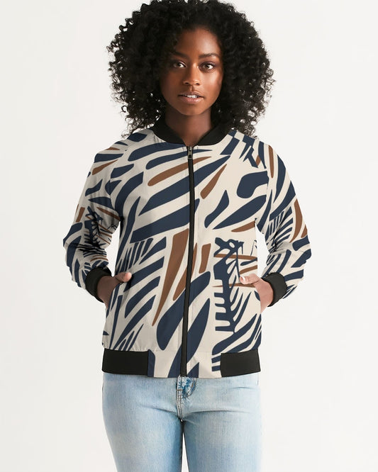 It Takes A Village Women's All-Over Print Bomber Jacket