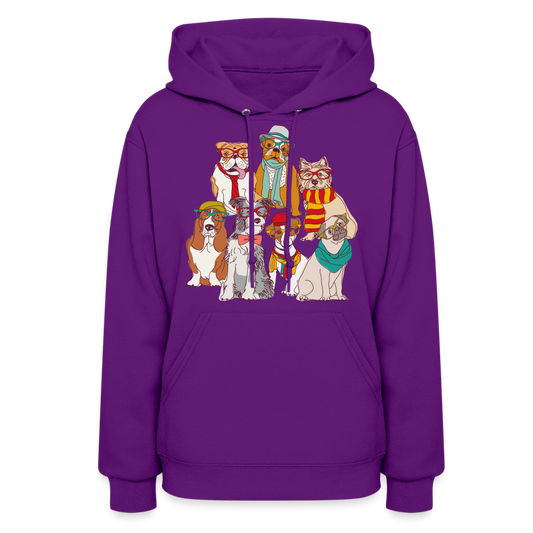 Hoodies - purple