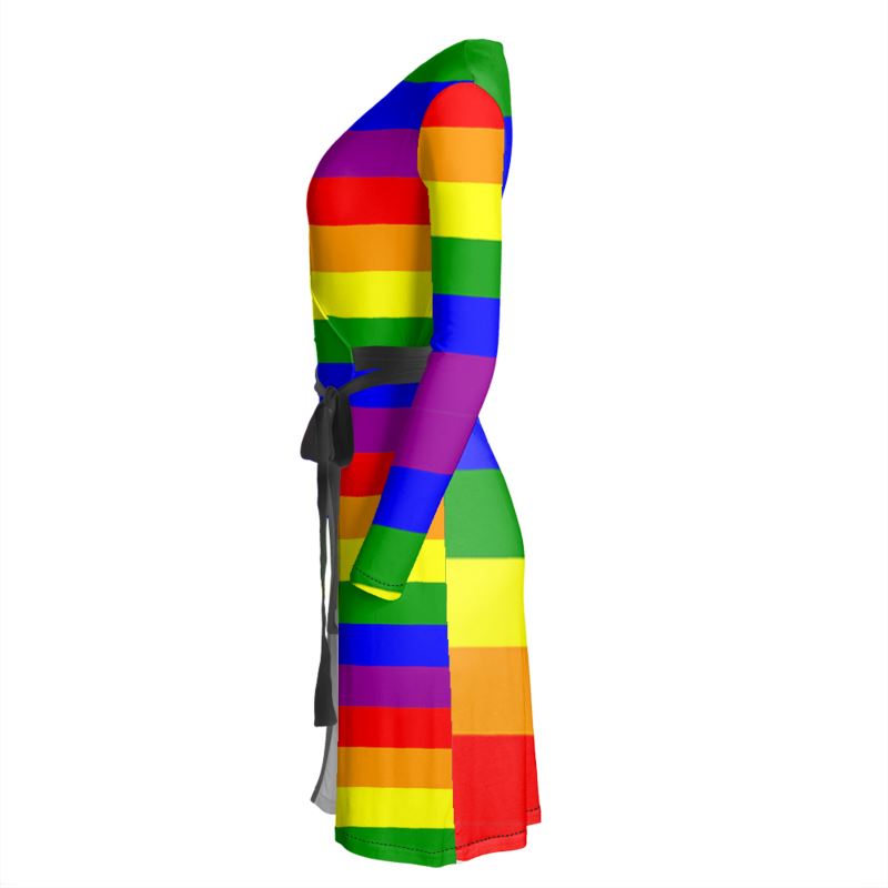 The Rainbow Collection Wrap Dress - KAT MAR ADAMS